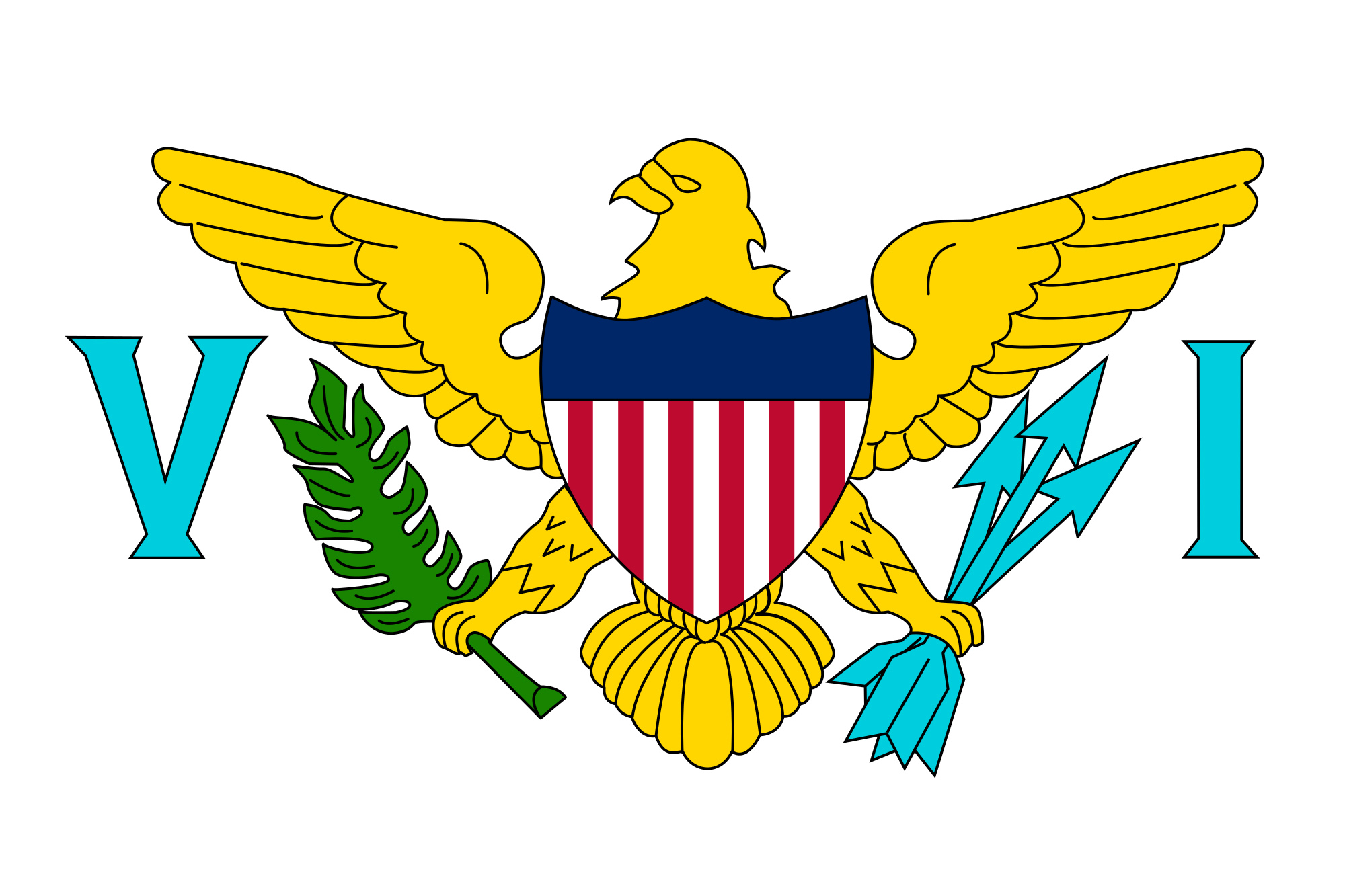 Flag of the United States Virgin Islands