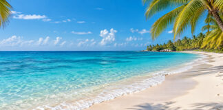 MarryCaribbean.com and IADWP Announce Strategic Alliance for Caribbean Romance Tourism Turquoise Caribbean water, a white-sand beach and palm trees