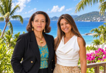 MarryCaribbean.com and IADWP Announce Strategic Alliance for Caribbean Romance Tourism Two women centered in front of a Caribbean beach and turquoise sea.